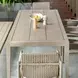 Arlington Cerused Wheat Outdoor Dining Room Set