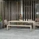 Arlington Cerused Wheat Outdoor Dining Room Set