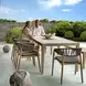 Arlington Cerused Wheat Outdoor Dining Room Set