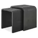 Alden Gray Rectangular Nesting Side Table Set of 2