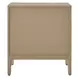 Arlington Natural Light and Brass Rectangular Side Table