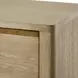 Arlington Natural Light and Brass Rectangular Side Table