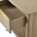 Arlington Natural Light and Brass Rectangular Side Table