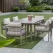 Belmont Gray Outdoor 92" Rectangular Dining Table