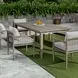 Belmont Gray Outdoor 92" Rectangular Dining Table