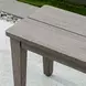 Belmont Weathered Dark Gray Outdoor Dining Bench