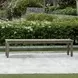 Belmont Weathered Dark Gray Outdoor Dining Bench