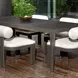 Carlisle Black Outdoor 92" Rectangular Dining Table