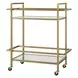 Erena Brass Bar Cart