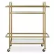 Erena Brass Bar Cart