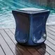 Kaz Deep Blue Outdoor Garden Stool