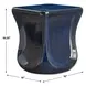 Kaz Deep Blue Outdoor Garden Stool