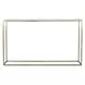 Oakley Gold and White Rectangular Marble Top Sofa Counter Table