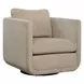 Abound Porcelain Upholstered Swivel Accent Chair