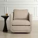 Abound Porcelain Upholstered Swivel Accent Chair