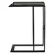 Hamilton Black Rectangular Glass Top Accent Table