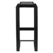 Hamilton Black Rectangular Glass Top Accent Table