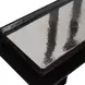 Hamilton Black Rectangular Glass Top Accent Table