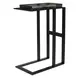 Hamilton Black Rectangular Glass Top Accent Table