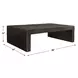 Oakley Dark Bronze Outdoor Rectangular Coffee Table