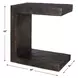 Oakley Dark Bronze Outdoor Rectangular Side Table
