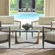 Riverton Antique Brass Outdoor Occasional Table Set