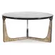 Riverton Antique Brass Outdoor Occasional Table Set