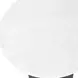 Somerset White and Dark Bronze Round Marble Top Accent Table