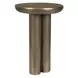 Arlington Antique Brass Outdoor Round Accent Table