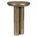 Arlington Antique Brass Outdoor Round Accent Table