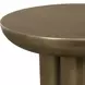 Arlington Antique Brass Outdoor Round Accent Table