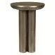 Arlington Antique Brass Outdoor Round Accent Table