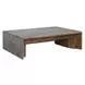Prescott Brown and Gray Rectangular Coffee Table