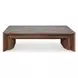 Prescott Brown and Gray Rectangular Coffee Table