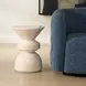 Alden Cream Round Accent Table