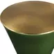 Monterey Brass and Jade Green Round Drink Table
