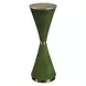 Monterey Brass and Jade Green Round Drink Table