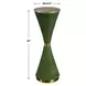 Monterey Brass and Jade Green Round Drink Table