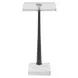 Riverton Black and White Square Crystal Top Drink Table