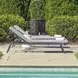 Bea Java Black Outdoor 79" Pool Chaise