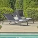 Bea Java Black Outdoor 79" Pool Chaise