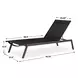Bea Java Black Outdoor 79" Pool Chaise