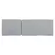 Kingsley Charcoal Gray Upholstered Outdoor 78" Pool Chaise Cushion
