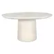 Alden Warm White Outdoor 60" Round Dining Table