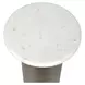 Reiss Antique Brass and White Round Marble Top Drink Table