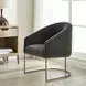 Somerset Charcoal Upholstered Dining Arm Chair