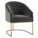 Somerset Charcoal Upholstered Dining Arm Chair