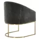 Somerset Charcoal Upholstered Dining Arm Chair