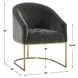 Somerset Charcoal Upholstered Dining Arm Chair