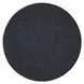 Carlisle Black Outdoor Round Accent Table